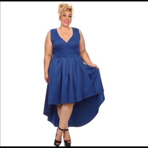 fit flare plus size dress